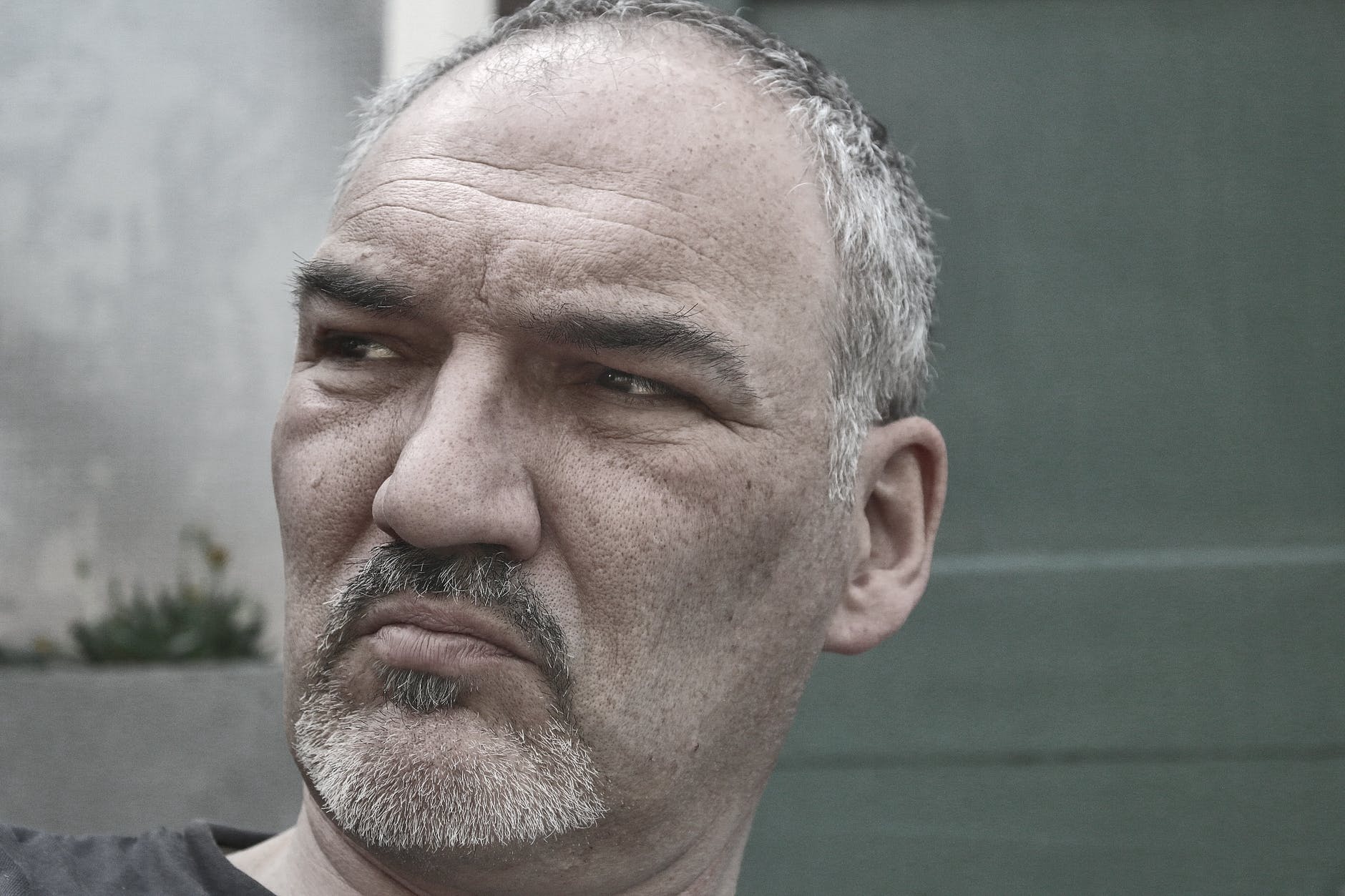 man head face portrait