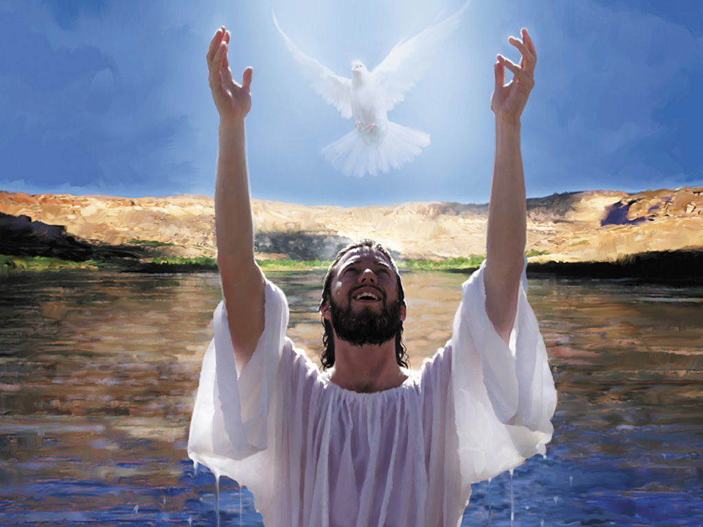 dove descending on Jesus photo from lovinggrace.org