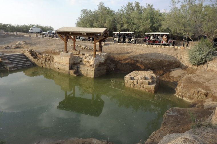 Jesus baptism site jordan photo from Christianitytoday.com